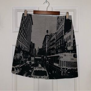 City Scene Desigual Black Mini Pencil Skirt